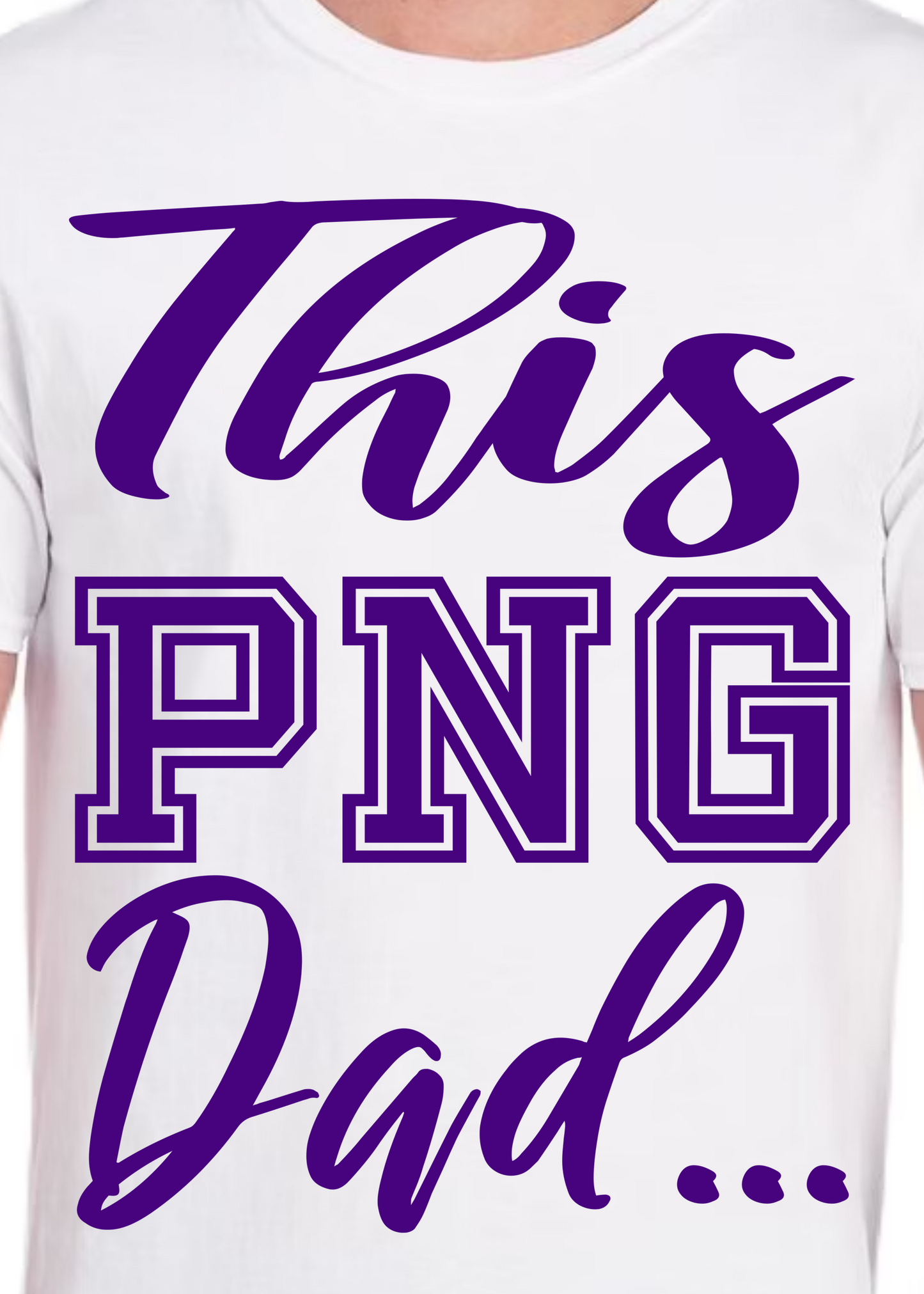 PNG Dad Bleeds Maroon Heart of Gold