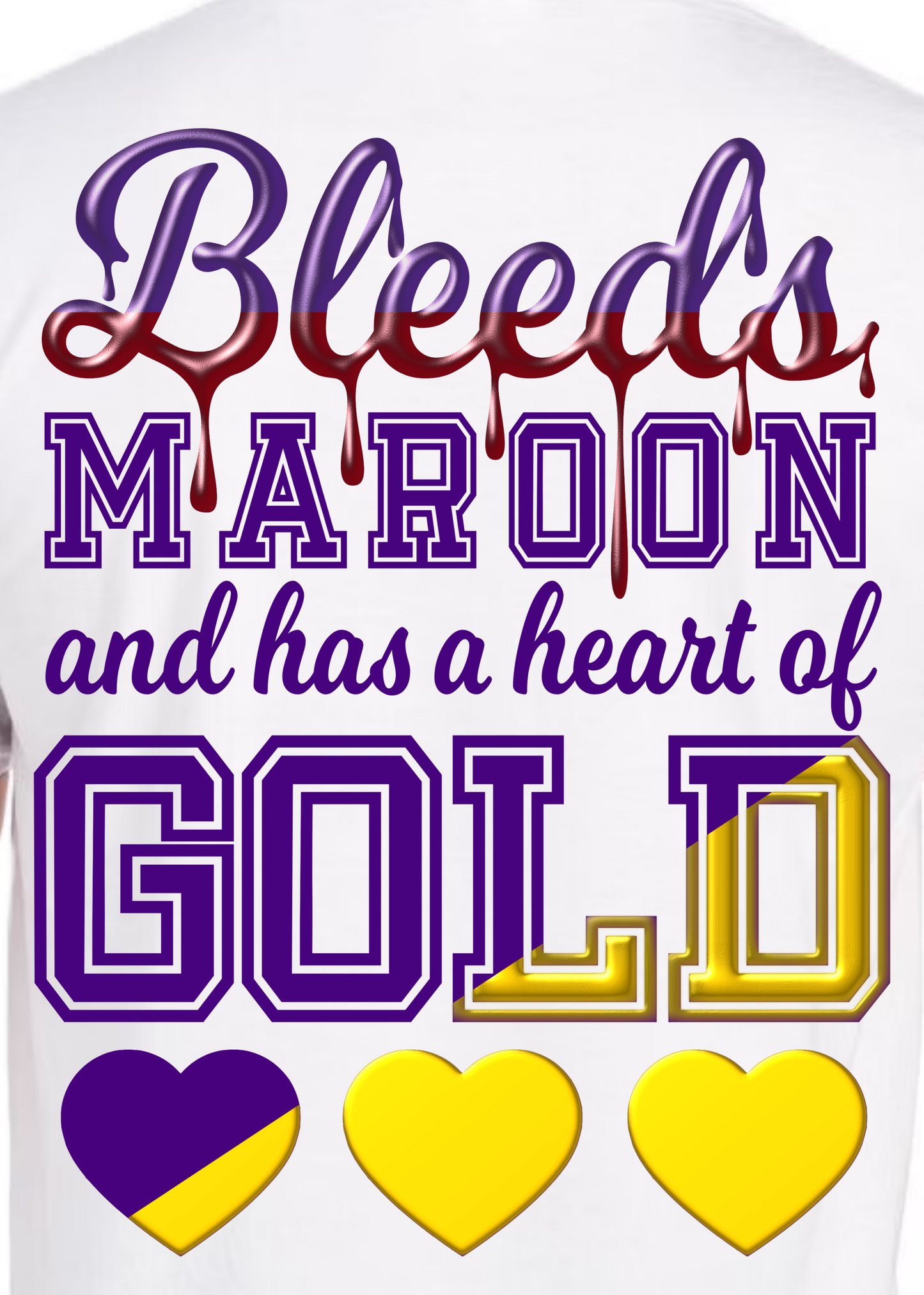 PNG Mom Bleeds Maroon Heart of Gold